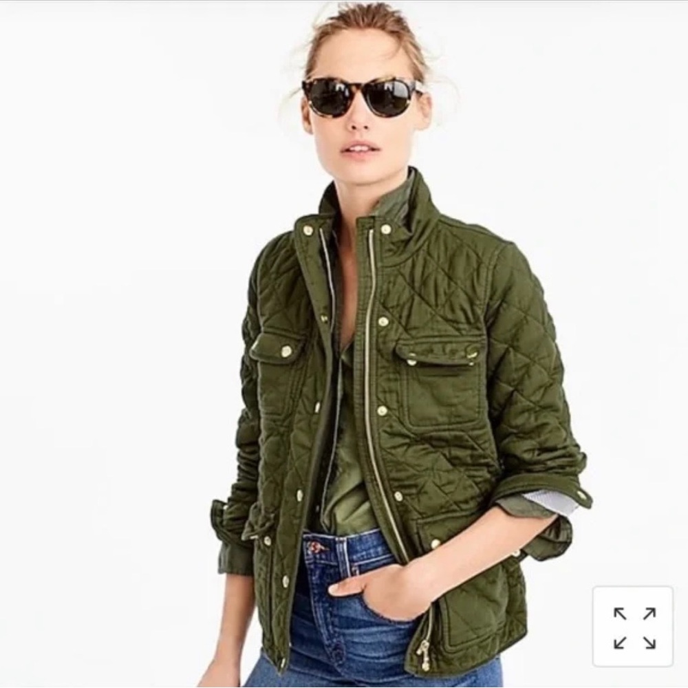 JCrew Quilted Downtown Jacket
